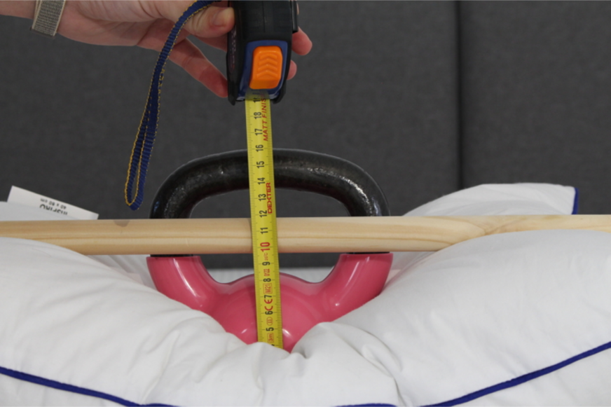 test kettlebell matelas